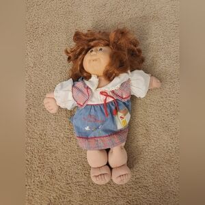 Cabbage Patch Doll Farm Brown Hair + Eyes VTG #Y